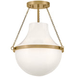 Collins Semi Flush Mount Small Heritage Brass By Hinkley