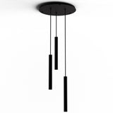 Combi 3 Light Pendant, Finish: Matte Black, 16 Inch