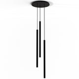 Combi 3 Light Pendant, Finish: Matte Black, 36 Inch