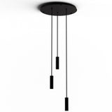 Combi 3 Light Pendant, Finish: Matte Black, 6 Inch