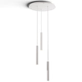 Combi 3 Light Pendant, Finish: Matte White, 12 Inch