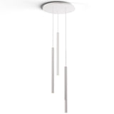 Combi 3 Light Pendant, Finish: Matte White, 24 Inch