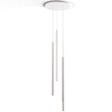 Combi 3 Light Pendant, Finish: Matte White, 36 Inch