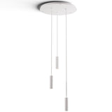 Combi 3 Light Pendant, Finish: Matte White, 6 Inch