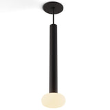 Combi Single Pendant Light By Koncept, Glass Ball, Finish: Matte Black, Size: 16 Inch