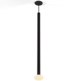 Combi Single Pendant Light By Koncept, Glass Ball, Finish: Matte Black, Size: 36 Inch