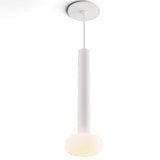 Combi Single Pendant Light By Koncept, Glass Ball, Finish: Matte White, Size: 12 Inch