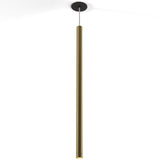 Combi Single Pendant Light By Koncept, Light Only, Finish: Brass, Size: 36 Inch