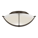 Compass Flush Mount in Bronze by Hubbardton Forge