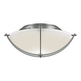 Compass Flush Mount in Vintage Platinum by Hubbardton Forge
