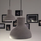 Concrete Gray Castle Bell Pendant by Seed Design