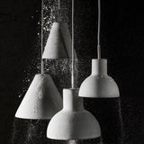 Concrete Gray Castle Bell Pendant by Seed Design