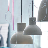 Concrete Gray Castle Bell Pendant by Seed Design