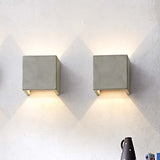 Concrete Gray Castle S Outdoor Wall Lamp by Seed Design