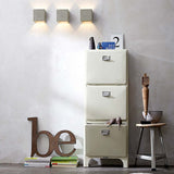 Concrete Gray Castle S Outdoor Wall Lamp by Seed Design