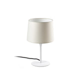 Conga Table Lamp Small White and Beige by Faro Barcelona