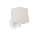 Conga Wall Sconce White and Beige by Faro Barcelona