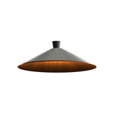 Conica Topper Wide Pendant By Accord Lighting, Finish: Charcoal, , | Casa Di Luce Lighting