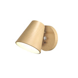 Conical Wall Sconce Maple by Accord