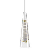 Cono Di Luce Pendant Light Small Gold By Lodes