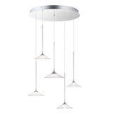 Cono LED 5-Light Pendant by ET2