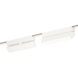 Continuum Track Light Gimbal Flat 9 Head White By ET2 Alternative View