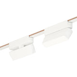 Continuum Track Light Gimbal Flat Head 5 White By ET2 Detailed View