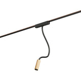 Continuum Track Reading Light Head Black Gold By ET2 Alternative View