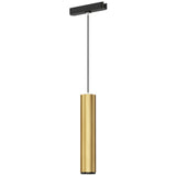 Continuum Track Tube Pendant Natural Aged Brass By ET2