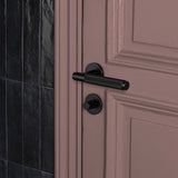 Conventional Door Handle Set 2 Black By Buster And Punch Lifestyle View