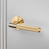 Conventional Door Handle Set 2 Brass By Buster And Punch