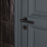 Conventional Door Handle Set 2 Smoked Bronze By Buster And Punch Lifestyle View