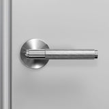 Conventional Door Handle Set 2 Steel By Buster And Punch Front View