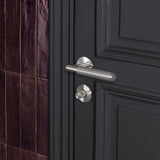 Conventional Door Handle Set 2 Steel By Buster And Punch Lifestyle View