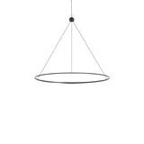 Converge Chandelier - Small - Black Brass by Sonneman