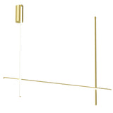 Coordinates Ceiling Light Medium Anodized Champagne By Flos