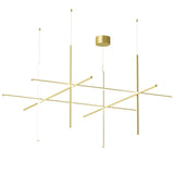 Coordinates Suspension Extra Large Anodized Champagne By Flos