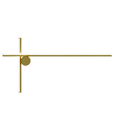 Coordinates Wall Light Medium Anodized Champagne By Flos