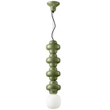 Copacabana Tall Pendant Light Green By Ferroluce