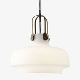 Copenhagen Pendant Opal Medium By And Tradition With Light