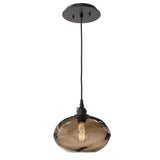 Coppa Pendant Light By Hammerton, Color: Bronze, Finish: Matte Black