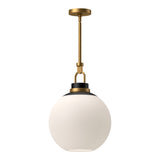 Copperfield Pendant — 16 Inch, Aged Gold, Opal Matte