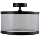 Cora Semi Flush Mount Silver By Artcraft2