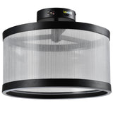 Cora Semi Flush Mount Silver By Artcraft Detailed View3