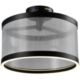 Cora Semi Flush Mount Silver By Artcraft Detailed View5