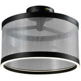 Cora Semi Flush Mount Silver By Artcraft Detailed View6