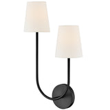 Cora Wall Sconce Black Left By Lark Living - Side View2