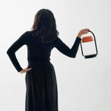 Coral Orange Olo Ring Portable Table Lamp by Seed Design