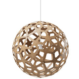 Coral Pendant Light Bamboo 31 Inch By David Trubridge