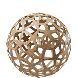 Coral Pendant Light Bamboo 39 Inch By David Trubridge